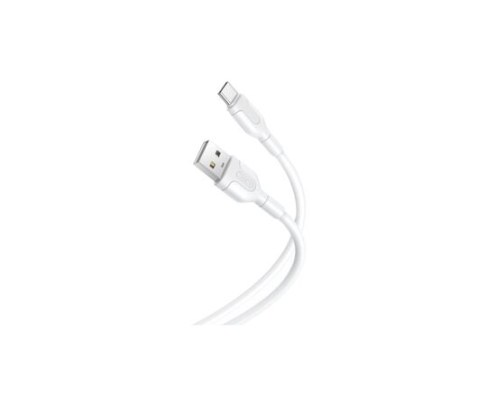 Дата кабель USB 2.0 AM to Type-C 1.0m NB212 2.1A White XO (XO-NB212c-WH)