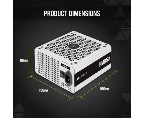 Блок питания Corsair 850W RM850 White (CP-9020232-EU), изображение 8 Блок питания Corsair 850W RM850 White (CP-9020232-EU), изображение 8
