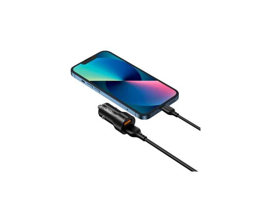 Зарядное устройство XO CC48 Smart Metal 2USB + cable Lightning (XO-CC48i-BK), изображение 3 Зарядное устройство XO CC48 Smart Metal 2USB + cable Lightning (XO-CC48i-BK), изображение 3