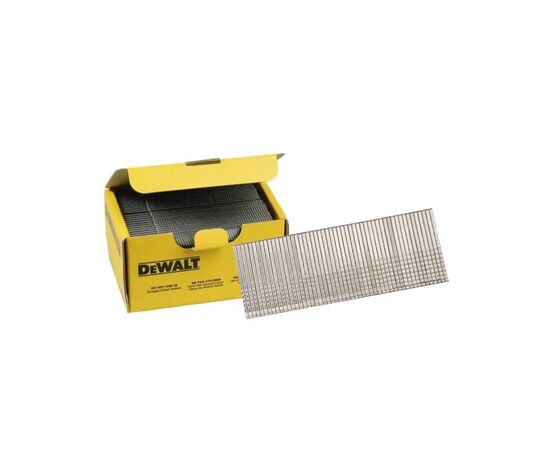Цвяхи DeWALT кріпильні DNBSB, L=45 мм, D=1.6 мм, кут нахилу 0 гр, 2500 шт (DNBSB1645Z), зображення 2 Цвяхи DeWALT кріпильні DNBSB, L=45 мм, D=1.6 мм, кут нахилу 0 гр, 2500 шт (DNBSB1645Z), зображення 2