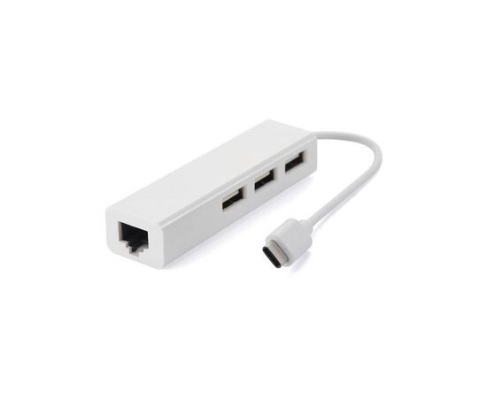 Концентратор Value Type-C Hub 3-port USB2.0 + RJ45 Fast Ethernet White (S0742)