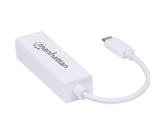 Переходник USB-C to Ethernet RJ45 1000 Mb Manhattan Intracom (507585), изображение 2 Переходник USB-C to Ethernet RJ45 1000 Mb Manhattan Intracom (507585), изображение 2