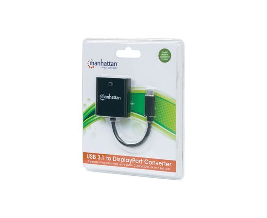 Переходник USB3.1 Type-C to DisplayPort (F) Manhattan Intracom (152020), изображение 2 Переходник USB3.1 Type-C to DisplayPort (F) Manhattan Intracom (152020), изображение 2