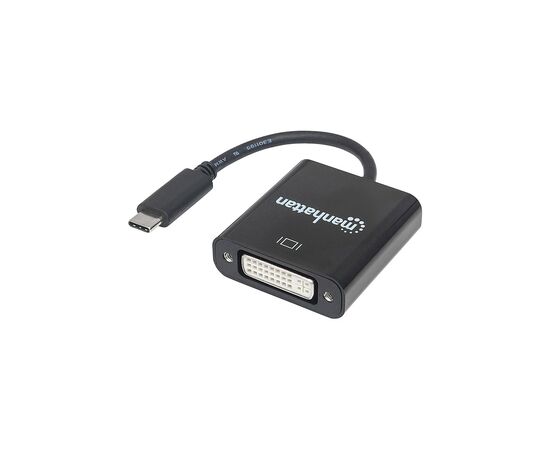 Переходник USB3.1 Type-C to DVI (F) Manhattan Intracom (152051)