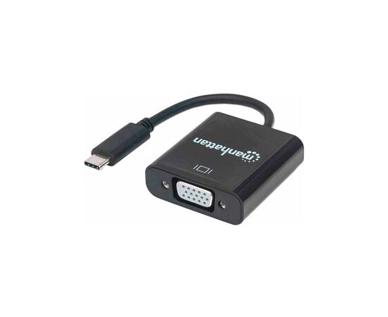 Переходник USB3.1 Type-C to VGA (F) Manhattan Intracom (151771)