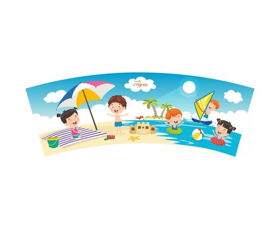 Игрушка для песка Tigres Summer 6 элементов с мельницей и термонаклейкой (39909), изображение 3 Игрушка для песка Tigres Summer 6 элементов с мельницей и термонаклейкой (39909), изображение 3