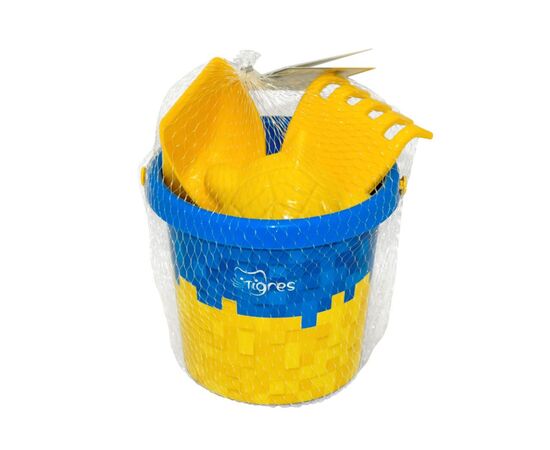 Игрушка для песка Tigres Украинский пиксель 4 элемента с термонаклейкой (39949), изображение 2