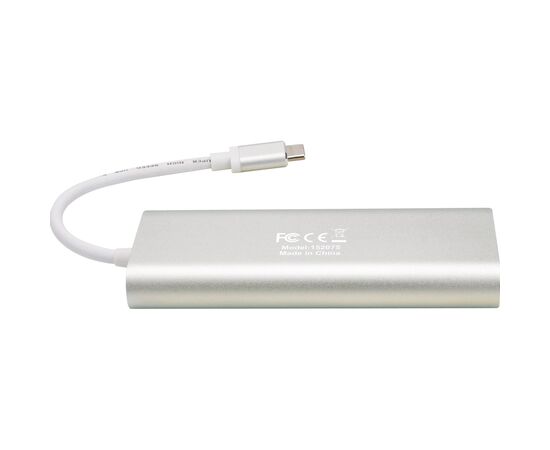 Концентратор Intracom USB3.1 Type-C to HDMI/USB 3.0x2/RJ45/SD/PD 60W Hub 7-in-1 Manhattan (152075), изображение 4 Концентратор Intracom USB3.1 Type-C to HDMI/USB 3.0x2/RJ45/SD/PD 60W Hub 7-in-1 Manhattan (152075), изображение 4