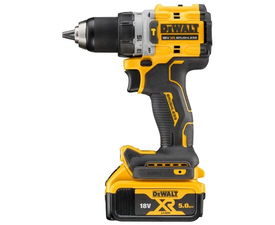 Шуруповерт DeWALT 18V XR Li-Ion 5Ah, 90 Нм, 0-650/0-2000 об/мин., кейс TSTAK (DCD805P2T), изображение 3 Шуруповерт DeWALT 18V XR Li-Ion 5Ah, 90 Нм, 0-650/0-2000 об/мин., кейс TSTAK (DCD805P2T), изображение 3