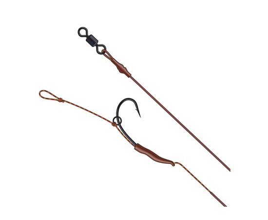 Поводок DAM Tactix Rig Blow-Out 20lb 15см крючок№4 (56763)
