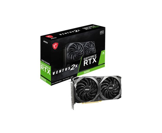 Видеокарта MSI GeForce RTX3050 8Gb VENTUS 2X OC (RTX 3050 VENTUS 2X 8G OCV1)