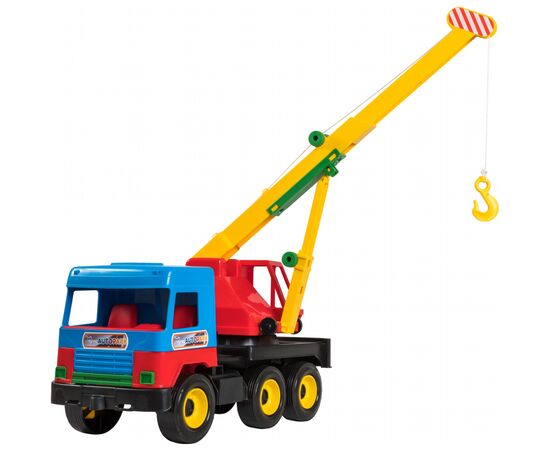 Спецтехника Tigres "Middle truck" кран желтый (39226), изображение 2 Спецтехника Tigres "Middle truck" кран желтый (39226), изображение 2