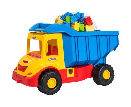 Спецтехника Tigres "Multi truck" грузовик с конструктором желтый (39221)