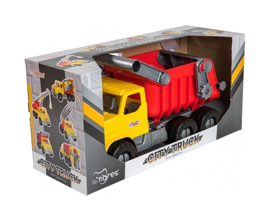 Спецтехника Tigres Авто "City Truck" самосвал в коробке (39368), изображение 3 Спецтехника Tigres Авто "City Truck" самосвал в коробке (39368), изображение 3