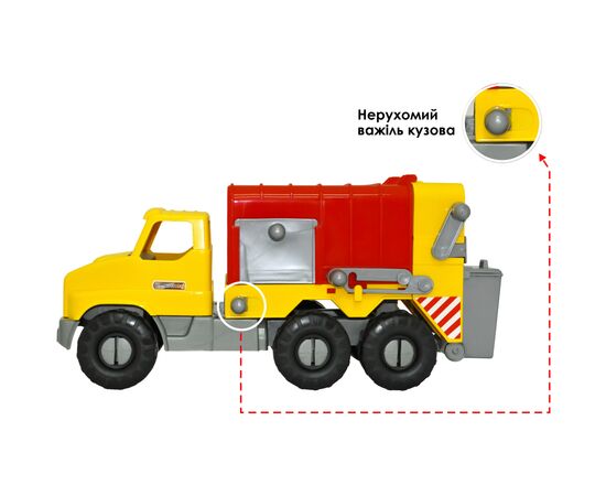 Спецтехника Tigres Авто "City Truck" мусоровоз в коробке (39369), изображение 2 Спецтехника Tigres Авто "City Truck" мусоровоз в коробке (39369), изображение 2
