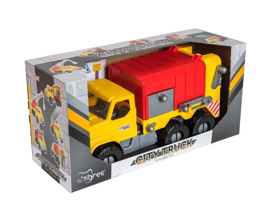 Спецтехніка Tigres Авто "City Truck" сміттєвоз в коробці (39369)