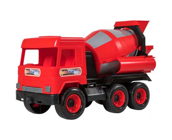 Спецтехніка Tigres Авто "Middle truck" бетонозмішувач (червоний) в коробці (39489)