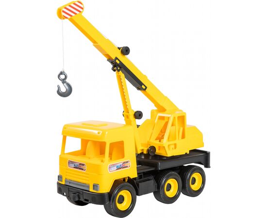 Спецтехніка Tigres Авто "Middle truck" кран (жовтий) в коробці (39491)