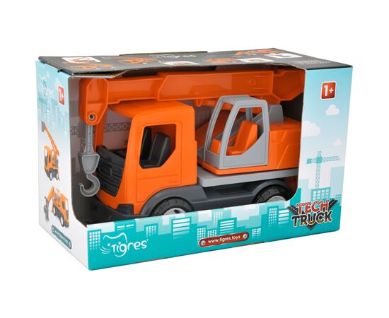 Спецтехника Tigres Авто "TechTruck" кран в коробке (39890), изображение 2 Спецтехника Tigres Авто "TechTruck" кран в коробке (39890), изображение 2