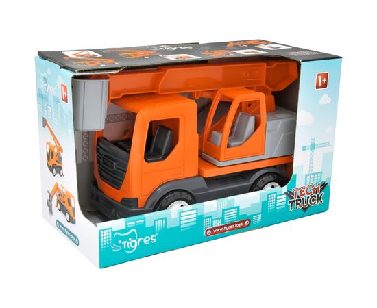 Спецтехника Tigres Авто "TechTruck" подъемник в коробке (39888), изображение 2 Спецтехника Tigres Авто "TechTruck" подъемник в коробке (39888), изображение 2