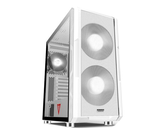 Корпус Modecom AMIRANI WHITE fans 4x120mm (AT-AMIRANI-PD-20-000000-0), изображение 2 Корпус Modecom AMIRANI WHITE fans 4x120mm (AT-AMIRANI-PD-20-000000-0), изображение 2