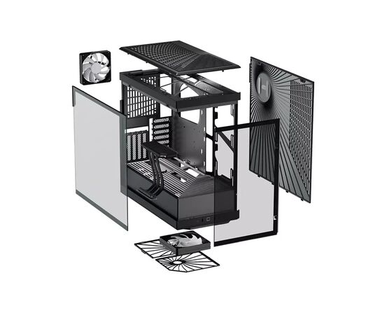 Корпус Hyte Y40 Black (CS-HYTE-Y40-B), изображение 7 Корпус Hyte Y40 Black (CS-HYTE-Y40-B), изображение 7