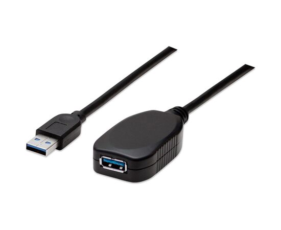 Дата кабель USB 3.0 AM/AF 5.0m active Manhattan Intracom (150712)