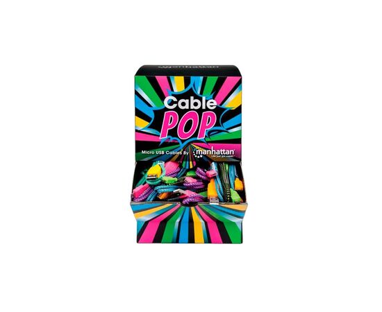 Дата кабель USB 2.0 AM to Micro 5P 0.5m Box (60 шт) Manhattan Intracom (394178)