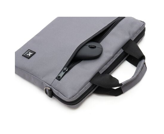 Сумка для ноутбука Vinga 14" NB1401 gray (NB1401GR), зображення 5 Сумка для ноутбука Vinga 14" NB1401 gray (NB1401GR), зображення 5