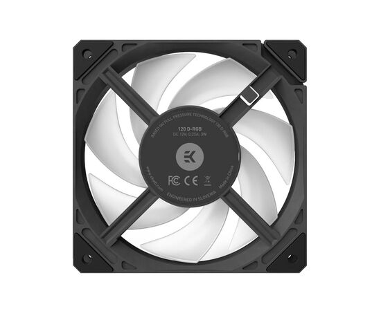 Кулер для корпуса Ekwb EK-Loop Fan FPT 120 D-RGB - Black (3831109897546), изображение 2 Кулер для корпуса Ekwb EK-Loop Fan FPT 120 D-RGB - Black (3831109897546), изображение 2