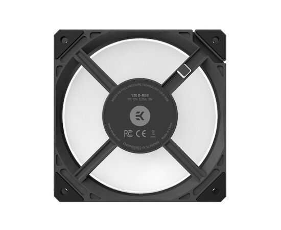 Кулер для корпуса Ekwb EK-Loop Fan FPT 120 D-RGB - Black (3831109897546), изображение 4 Кулер для корпуса Ekwb EK-Loop Fan FPT 120 D-RGB - Black (3831109897546), изображение 4