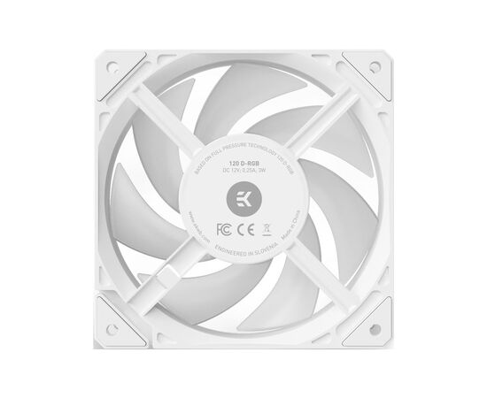 Кулер для корпуса Ekwb EK-Loop Fan FPT 120 D-RGB - White (3831109898048), изображение 2 Кулер для корпуса Ekwb EK-Loop Fan FPT 120 D-RGB - White (3831109898048), изображение 2