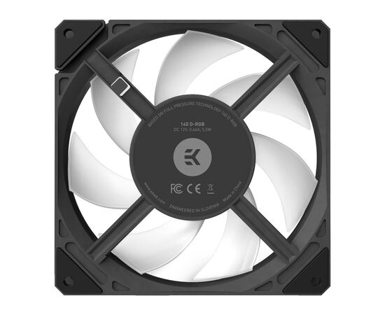 Кулер для корпуса Ekwb EK-Loop Fan FPT 140 D-RGB - Black (3831109897621), изображение 2 Кулер для корпуса Ekwb EK-Loop Fan FPT 140 D-RGB - Black (3831109897621), изображение 2