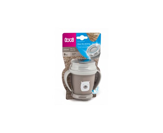 Поильник-непроливайка Lovi 360 Buddy Bear Mini 210 мл (1/600new), изображение 2 Поильник-непроливайка Lovi 360 Buddy Bear Mini 210 мл (1/600new), изображение 2