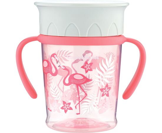 Поильник-непроливайка Canpol babies 360 Jungle Коралловый 270 мл (56/504_cor)