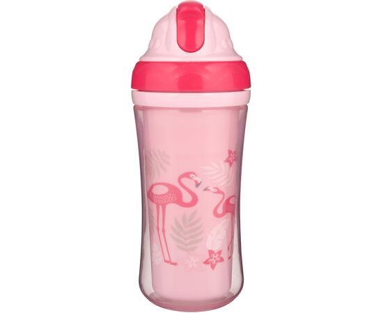 Поильник-непроливайка Canpol babies Фламинго двойная стенка с силиконовой трубочкой 260 мл (74/050), изображение 2 Поильник-непроливайка Canpol babies Фламинго двойная стенка с силиконовой трубочкой 260 мл (74/050), изображение 2