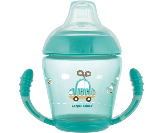 Поїльник-непроливайка Canpol babies 220 мл Бірюзовий (56/502_tur)