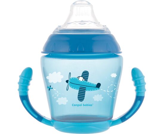 Поїльник-непроливайка Canpol babies 220 мл Синій (56/502_blu)