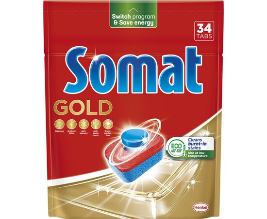 Таблетки для посудомийних машин Somat Gold 34 шт. (9000101577105)
