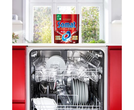 Таблетки для посудомоечных машин Somat Excellence 60 шт. (9000101550504), изображение 6 Таблетки для посудомоечных машин Somat Excellence 60 шт. (9000101550504), изображение 6