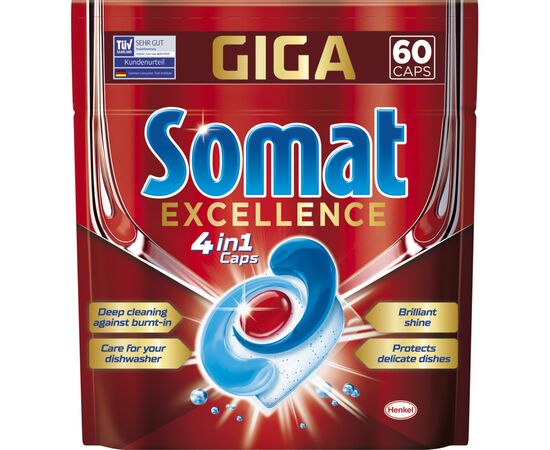 Таблетки для посудомоечных машин Somat Excellence 60 шт. (9000101550504)