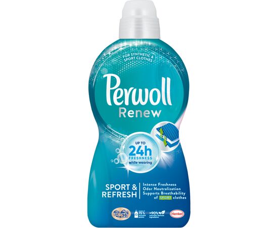 Гель для стирки Perwoll Renew Sport & Refresh Уход и освежающий эффект 1.98 л (9000101577921)