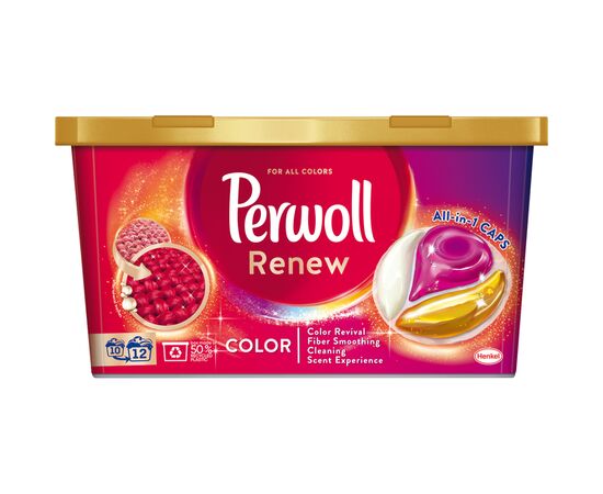 Капсули для прання Perwoll Renew Color для кольорових речей 12 шт. (9000101569537)