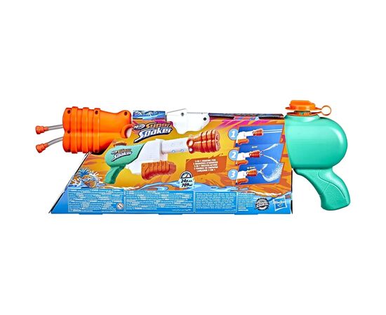 Іграшкова зброя Hasbro Nerf Водний бластер Гідро Фрінзі (F3891), зображення 10 Іграшкова зброя Hasbro Nerf Водний бластер Гідро Фрінзі (F3891), зображення 10