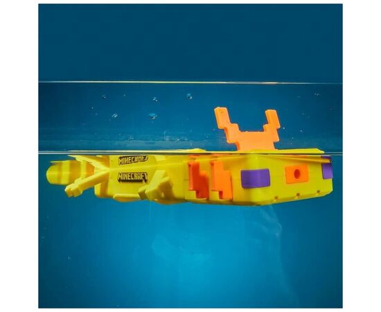 Игрушечное оружие Hasbro Nerf Водный бластер Майнкрафт Аксолотл (F7601), изображение 3