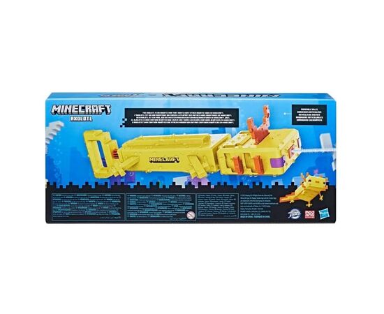 Игрушечное оружие Hasbro Nerf Водный бластер Майнкрафт Аксолотл (F7601), изображение 4