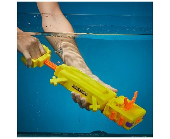 Игрушечное оружие Hasbro Nerf Водный бластер Майнкрафт Аксолотл (F7601), изображение 6