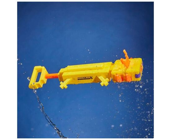 Игрушечное оружие Hasbro Nerf Водный бластер Майнкрафт Аксолотл (F7601), изображение 7