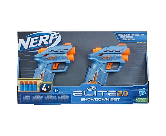 Игрушечное оружие Hasbro Nerf набор бластеров Elite 2.0 ShowDown (F5027), изображение 3 Игрушечное оружие Hasbro Nerf набор бластеров Elite 2.0 ShowDown (F5027), изображение 3