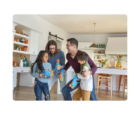 Игрушечное оружие Hasbro Nerf набор бластеров Elite junior Ultimate Starter (F6369), изображение 4 Игрушечное оружие Hasbro Nerf набор бластеров Elite junior Ultimate Starter (F6369), изображение 4